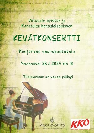 kevätkonsertin mainos