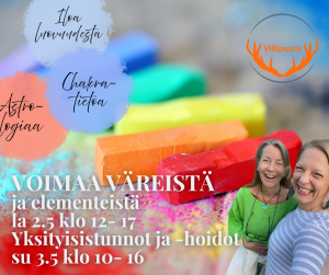 Voimaa väreistä ja elementeistä