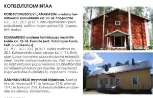 Museotiedot kuntatiedotteesta